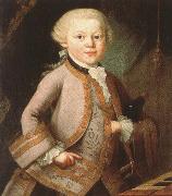 mozart at the age of six in court dress, painted p a lorenzoni antonin dvorak